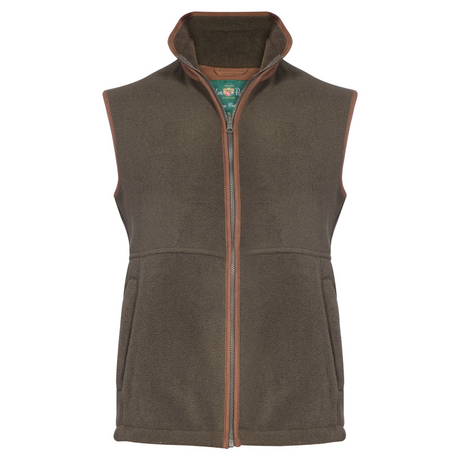 Alan Paine Aylsham Men's Fleece Gilet #colour_green