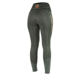 Shires Aubrion Team Winter Riding Tights #colour_khaki